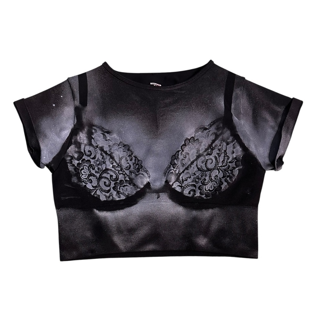 Hand painted, Sommer ray athletic top, large